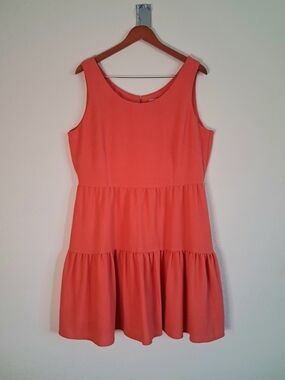 Cremieux Coral Sleeveless Dress